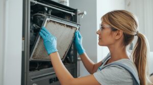 why is cold air blowing from furnace